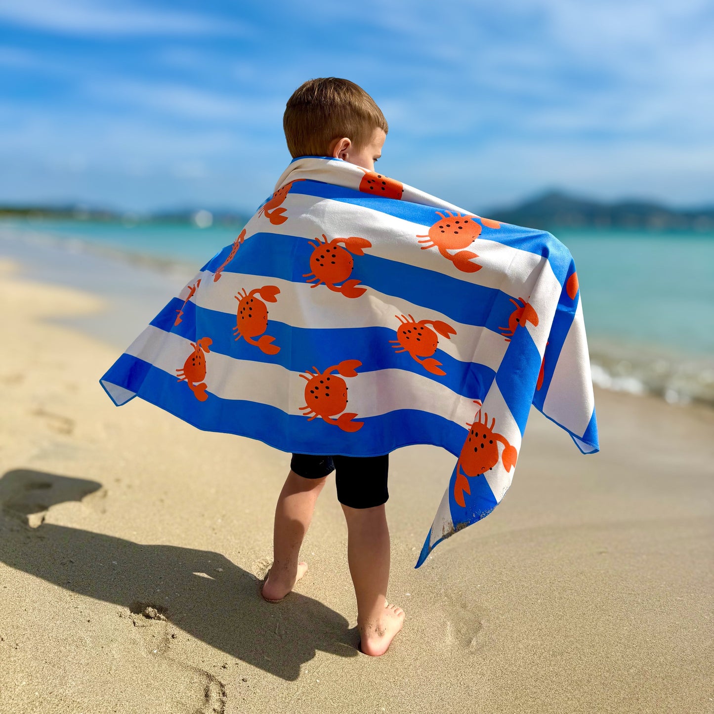 Kinder Strandtuch - Funny Crabs