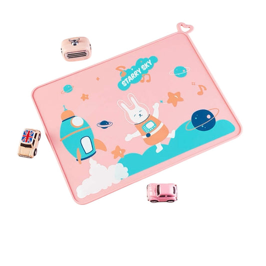 Silikon Tischset für Kinder - Mondhäschen