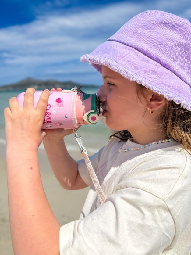 Kindertrinkflasche - Erdbeertraum
